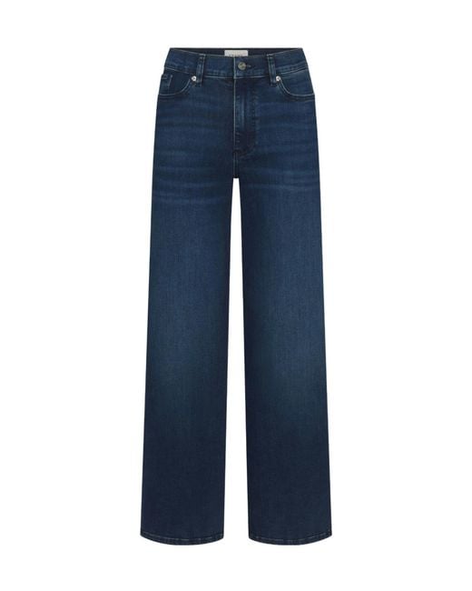 FRAME Blue Five-Pocket Jeans