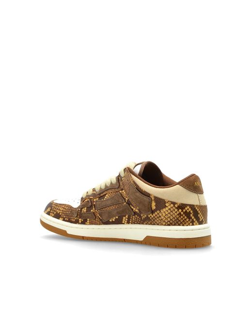 Amiri Brown Lace-Up Sneakers for men