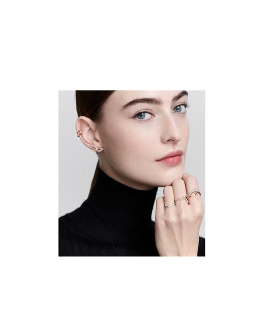 Dior White Bois De Rose Ear Cuff