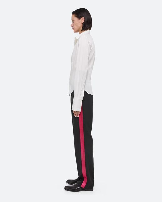 Helmut Lang White Fitted Poplin Shirt