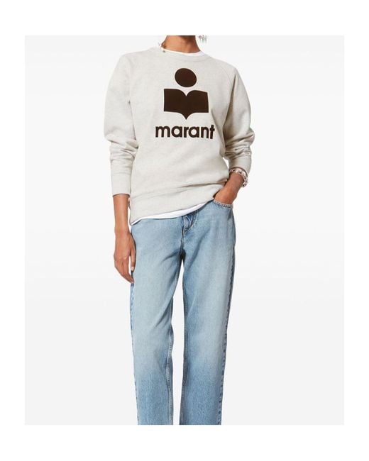Isabel Marant White Isabel Marant Étoile Millyny Crewneck Sweatshirt