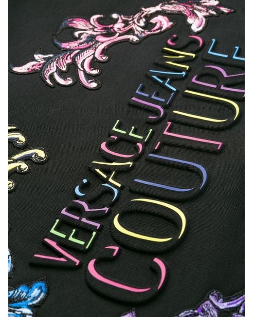 Versace Jeans Black Logo Dress