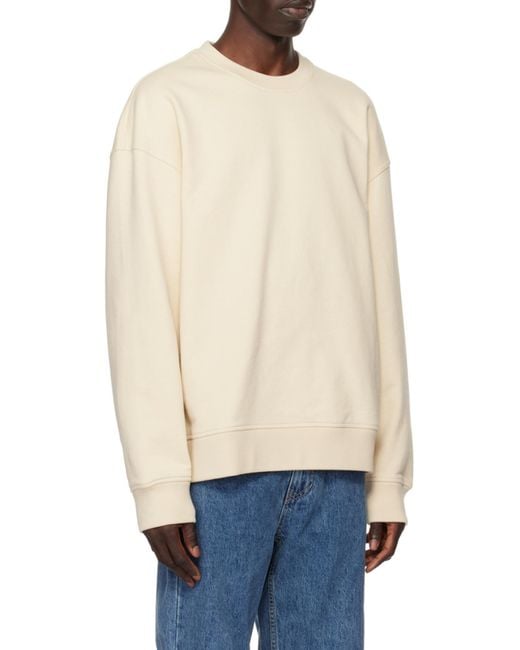 Wooyoungmi White Logo Embossed Sweater for men