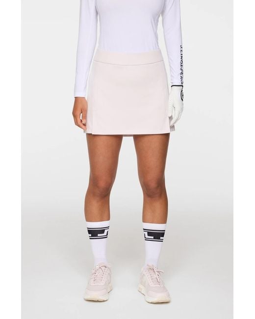 J.Lindeberg White A-Line Skirt
