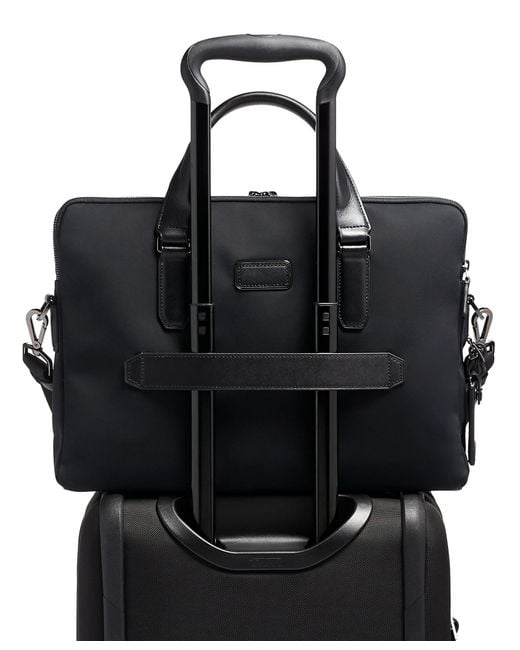 Tumi Black Sycamore Briefcase for men