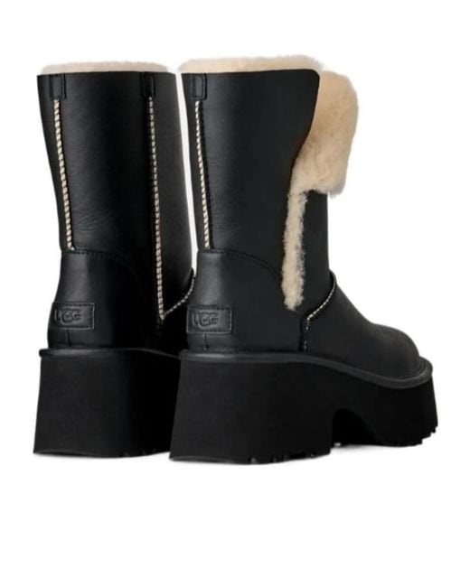 Ugg Black Esmee Leather Boot 1172590-Blk