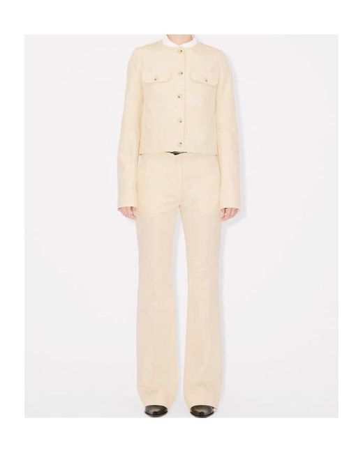 KENZO Natural Flared Pants