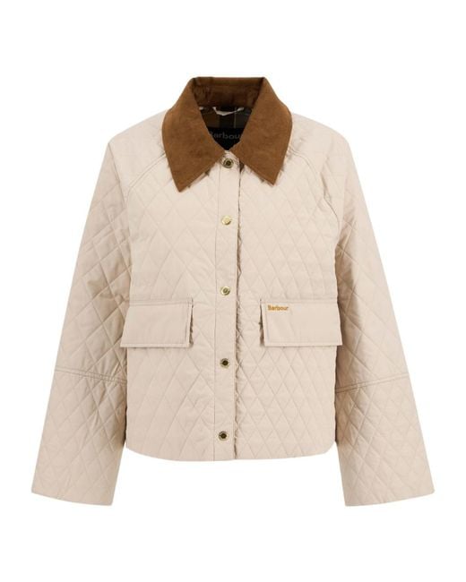 Barbour Natural Corduroy-Collar Jacket