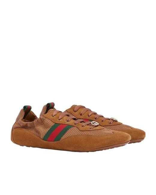 Gucci Brown Shift Trainers