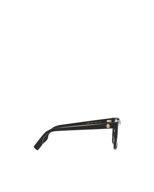Burberry White Eyewear Square Frame Glasses