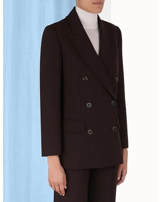 Zimmermann Purple Double Breasted Jacket