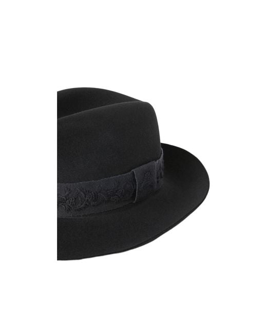 Loro Piana Black Pier Hat for men