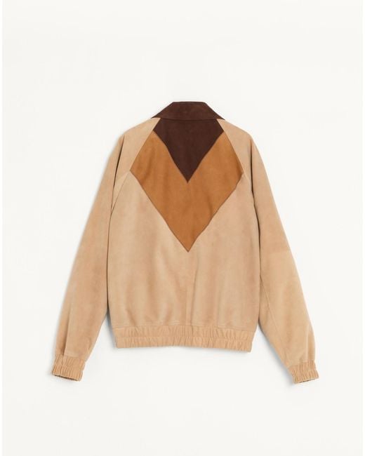 Valentino Natural Zip-Up Long-Sleeved Jacket for men