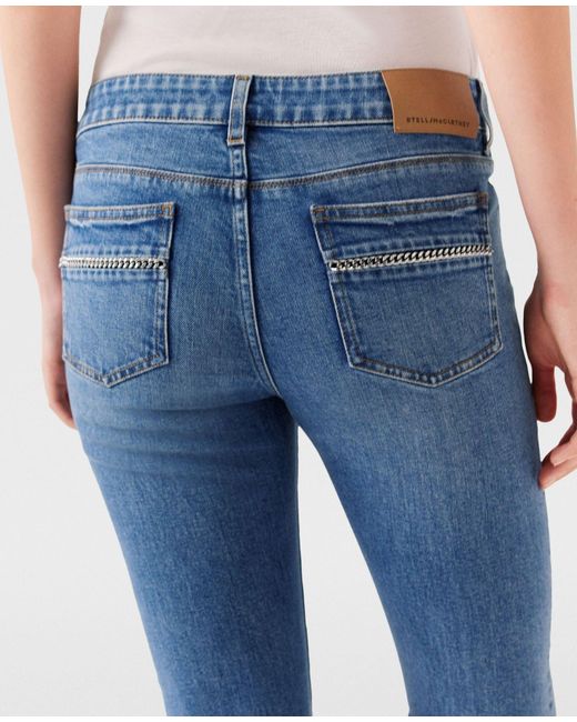 Stella McCartney Blue Belt-Loop Jeans