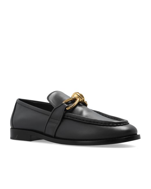 Bottega Veneta Black Astaire Loafers for men