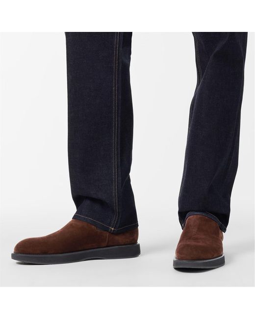 Prada Brown Side Elasticated Boots for men