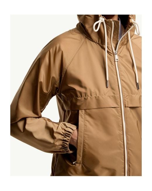 Moncler Brown Coquelicot Drawstring Hooded Jacket