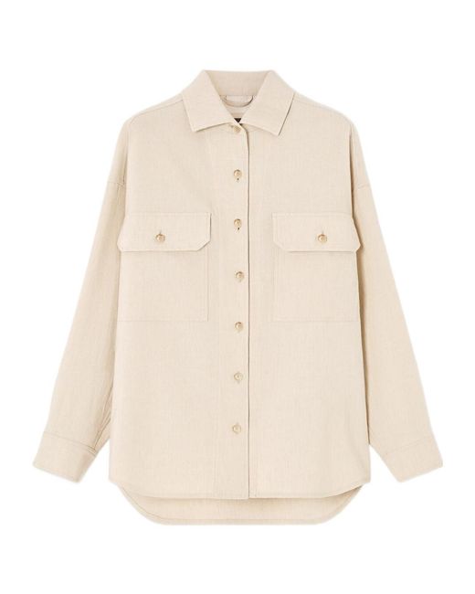 Loro Piana Natural Darby Overshirt
