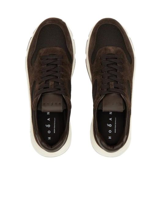 Hogan Brown Hyperlight Low-Top Sneakers for men