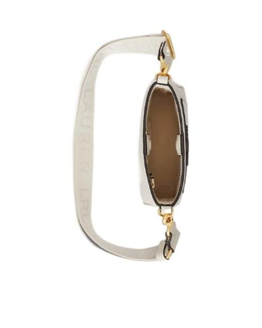 Ralph Lauren White Logo Shoulder Bag