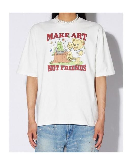 Ambush White Make Art T-Shirt for men