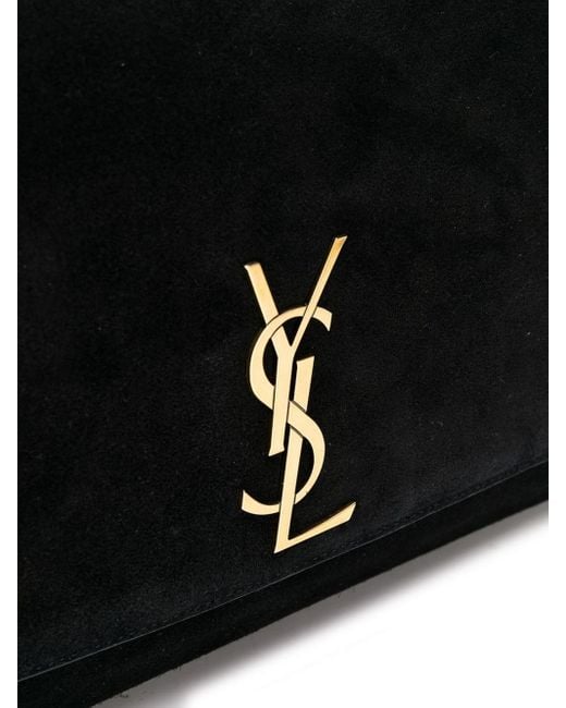 Saint Laurent Black Kate Reversible Chained Medium Shoulder Bag