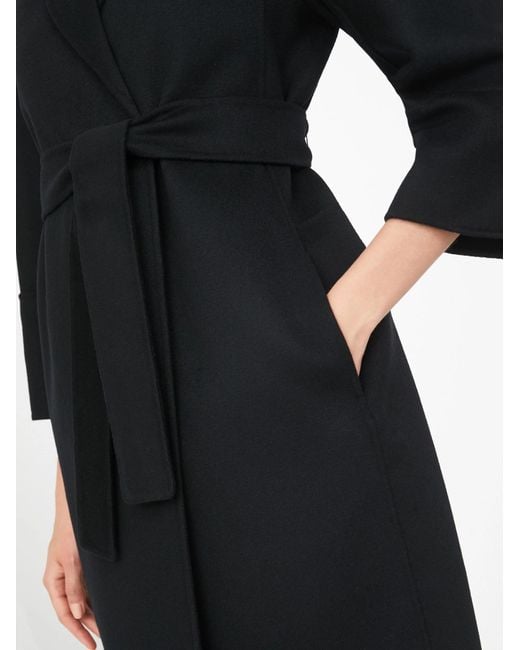 Max Mara Black Long-Sleeved Coat