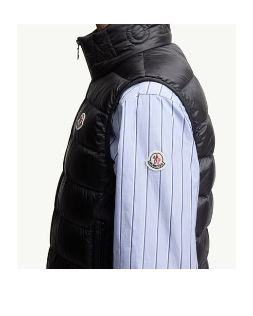 Moncler Black Rocoque Down Vest for men