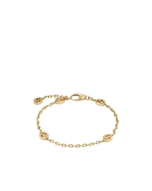 Gucci Natural Interlocking 18K Bracelet