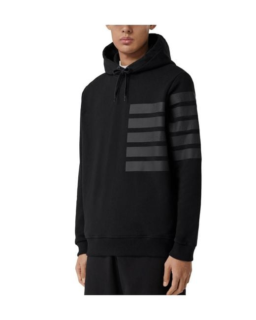 Burberry Black Horseferry Print Hoodie for men