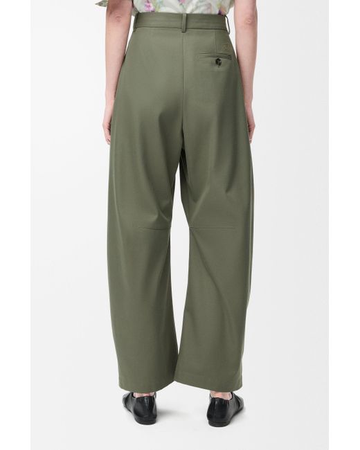 Loewe Green Barrel Trousers