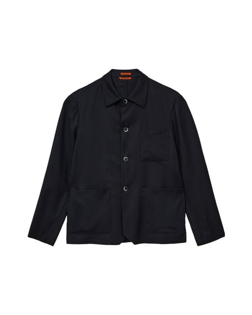 Barena Blue Long-Sleeved Blouse for men