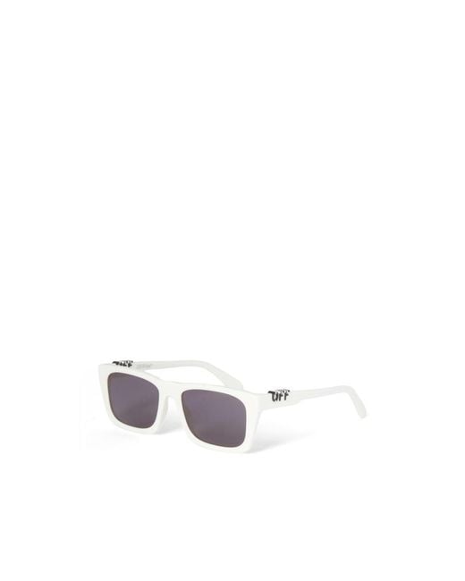 Off-White c/o Virgil Abloh White Full Frame Sunglasses for men