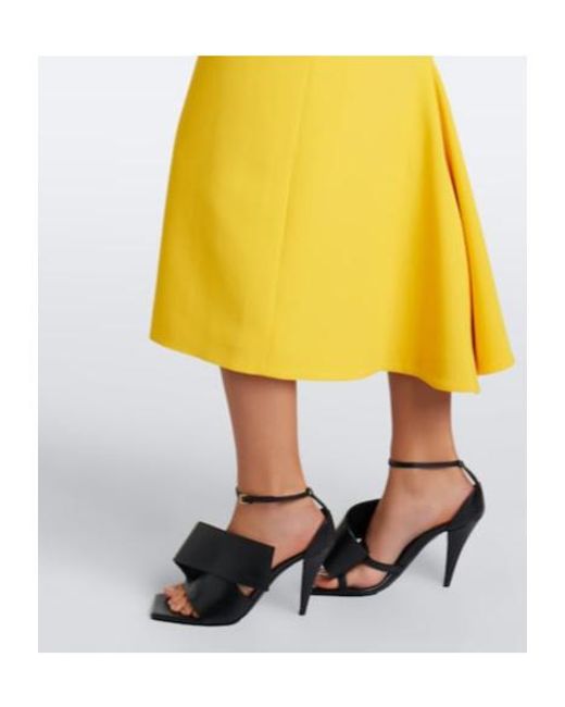 Givenchy Yellow Sleeveless Midi Dress