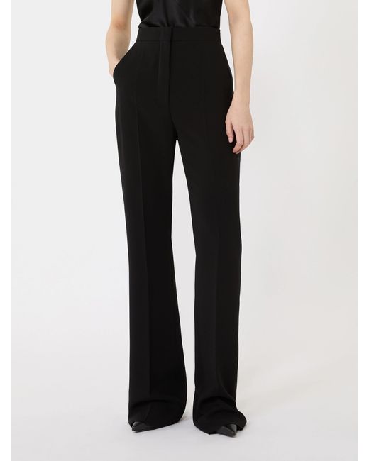 Max Mara Black High-Waisted Casual Pants