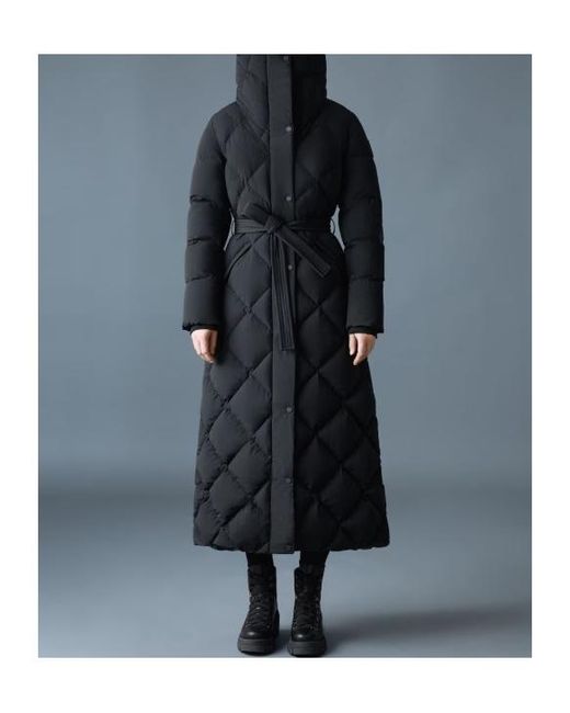Mackage Blue Long-Sleeved Cotton-Padded Jacket