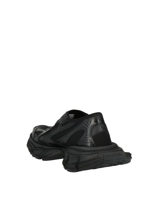 Balenciaga Black Minimalist Platform Sneakers