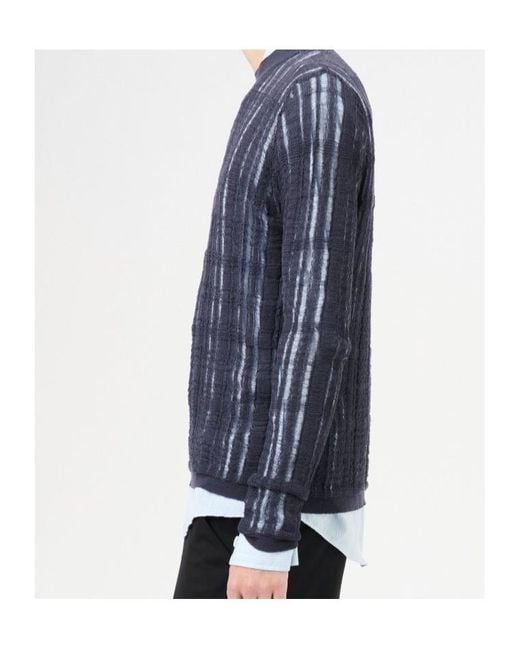 Our Legacy Blue Formal Knit Sweater for men