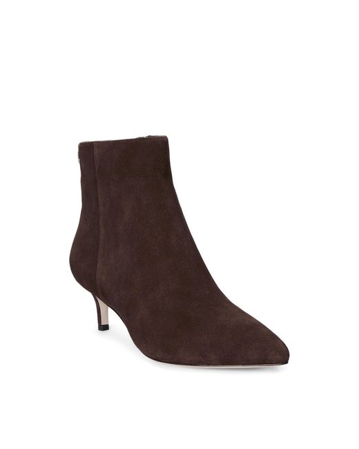 Ralph Lauren Brown Side Zipper Ankle Boots