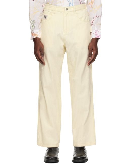 Bode Blue Greenskeeper Knolly Brook Pants for men