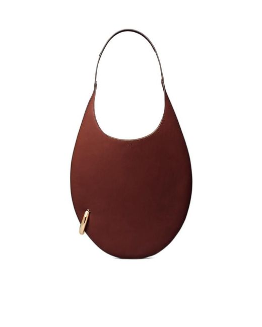 Tory Burch Red Pierced Shoulder Bag
