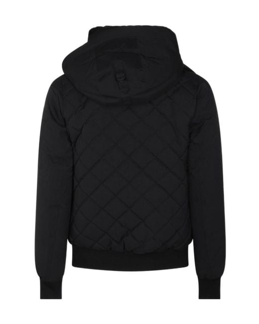 Mackage Black Iker Quilted Down Jacket for men