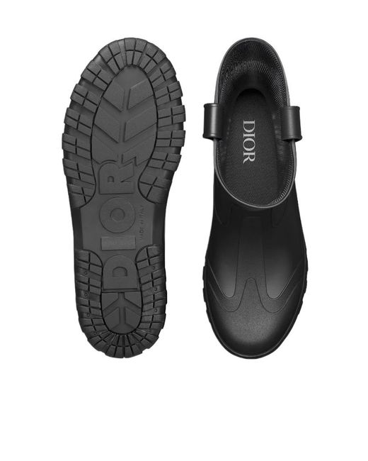 Dior Black Homme Garden Rain Boots for men