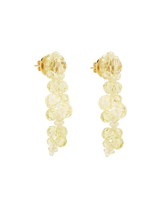 Simone Rocha Metallic Mini Cluster Earrings