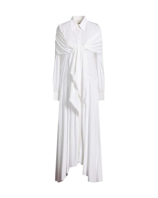 Isabel Marant White Minimalist Shirt Dress