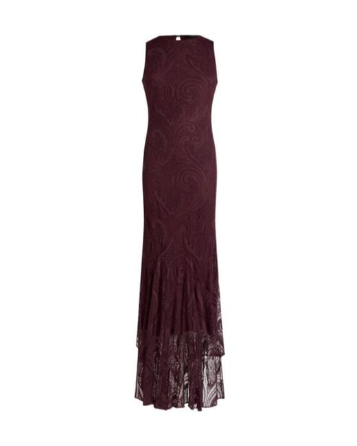 Etro Purple Long Dress