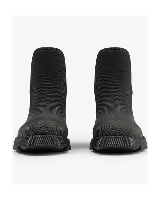 Burberry Black Marsh Slip-On Ankle Boots
