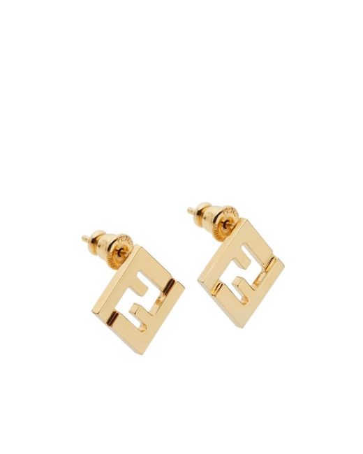 Fendi Metallic Forever Earrings