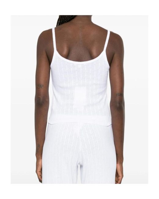 Sporty & Rich White Sleeveless Vest