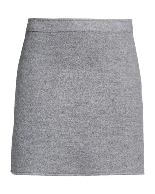 Weekend by Maxmara Gray Mini Skirts